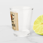 Vintag/klassisch Halloween Jack-o-Laterne Schnapsglas (Rechts)