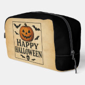 Vintag/klassisch Halloween Jack-o-Laterne Waschbeutel (Rechte Ecke)