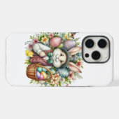 Vintag/klassisch Niedlich Osterhase iPhone Hülle (Rückseite (Horizontal))
