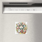 Vintag/klassisch Niedlich Osterhase Magnet (In Situ (Geschirrspüler))