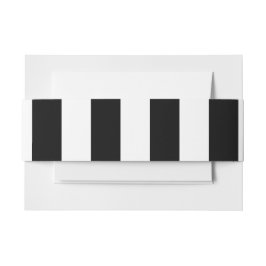 Vintag klassische schwarz-weiße Streifen Einladungsbanderole