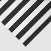 Vintag klassische schwarz-weiße Streifen Seidenpapier (Ausschnitt)