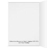 Vintag - Kleines Mädchen und Dolly's Wedding, (Innen (Links))