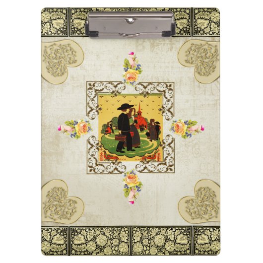 Vintag Klemmbrett (Vorderseite)