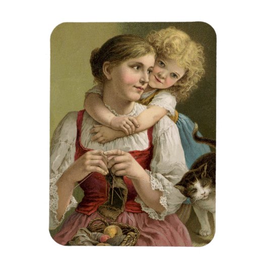 Vintag Knetmutter Magnet (Vertikal)