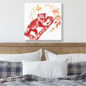Vintag koala leinwanddruck (Insitu (Schlafzimmer))