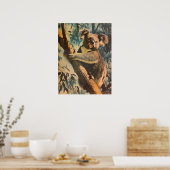 Vintag Koala Poster (Küche)