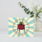 Vintag Kochherd personalisierte Kochkarte Postkarte (Stehend Vorderseite)