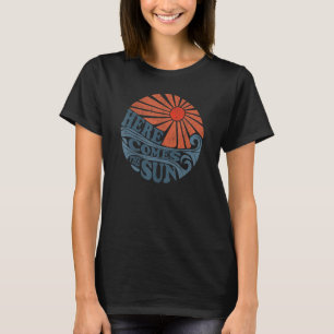 Vintag kommt hier der Niedliche Retro-Strand der 7 T-Shirt