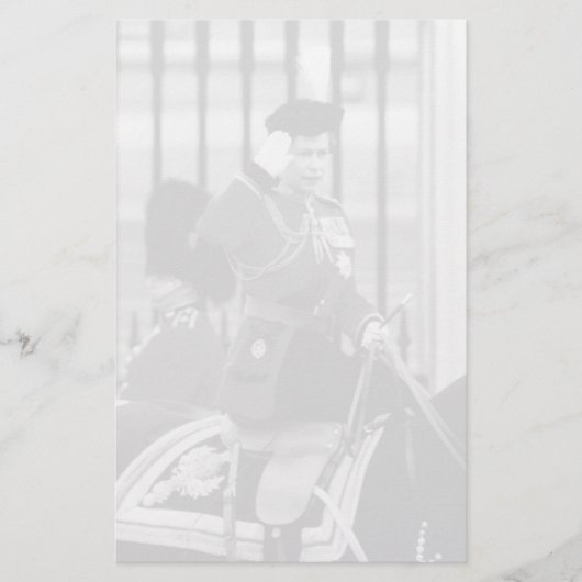 Vintag Königin Elizabeth II Buckingham Palace 1970 Briefpapier (Vorderseite)