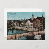 Vintag Koningsberg/Kaliningrad Postcard Postkarte (Vorne/Hinten)