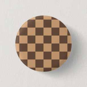 Vintag kontrolliert in Warm Browns Button