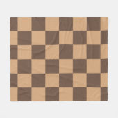 Vintag kontrolliert in Warm Browns Fleecedecke (Vorderseite (Horizontal))