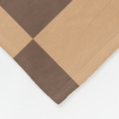 Vintag kontrolliert in Warm Browns Fleecedecke (Ecke)