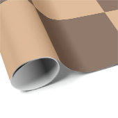 Vintag kontrolliert in Warm Browns Geschenkpapier (Rolleneckpunkt)