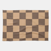 Vintag kontrolliert in Warm Browns Geschirrtuch (Horizontal)