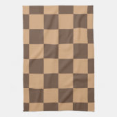 Vintag kontrolliert in Warm Browns Geschirrtuch (Vertikal)