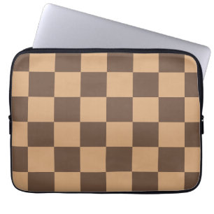 Vintag kontrolliert in Warm Browns Laptopschutzhülle