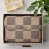 Vintag kontrolliert in Warm Browns Seidenpapier (Geschenk)