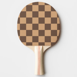 Vintag kontrolliert in Warm Browns Tischtennis Schläger