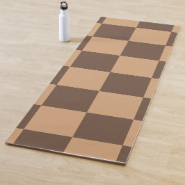 Vintag kontrolliert in Warm Browns Yogamatte