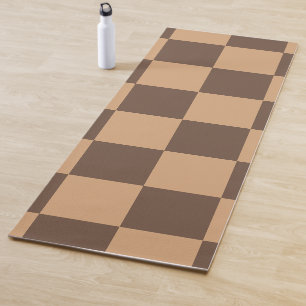 Vintag kontrolliert in Warm Browns Yogamatte