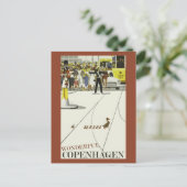 Vintag Kopenhagen Dänemark Ducks Travel Postkarte (Stehend Vorderseite)