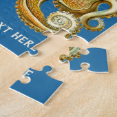 Vintag Kraken, Octopus Gamochonia, Ernst Haeckel Puzzle (Seite)