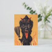 Vintag Krampus Devil Postcard Postkarte (Stehend Vorderseite)