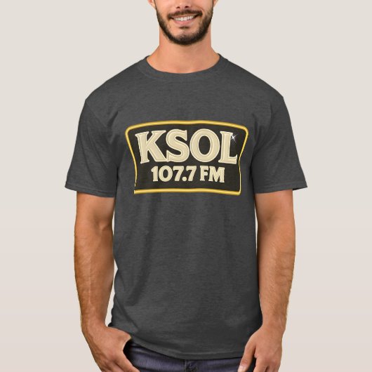 Vintag KSOL 107,7 T-Shirt (Vorderseite)
