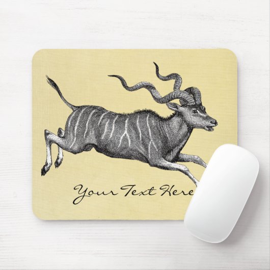 Vintag Kudu Mousepad (Mit Mouse)