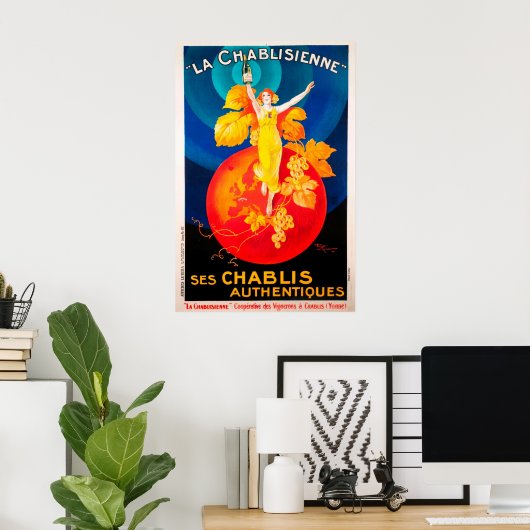 Vintag La Chabilsienne Poster (Heimbüro)