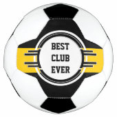 Vintag Label schwarz V + Ihr Backgr. & Text Fußball (Vorderseite)