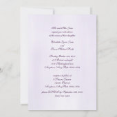 Vintag Lace Fan Wedding Einladung (Rückseite)