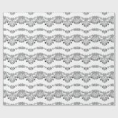 Vintag Lace Hankies Brautparty Geschenkpapier (Flach)