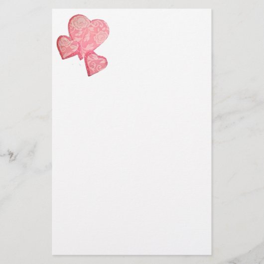 Vintag Lace Trio Briefpapier (Vorderseite)