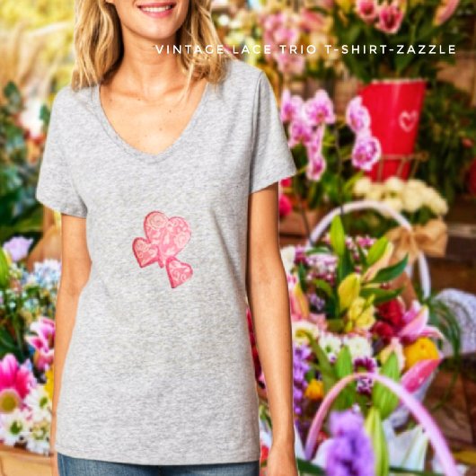 Vintag Lace Trio T-Shirt