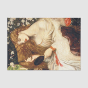 Vintag Lady Lilith von Dante Gabriel Rossetti Seidenpapier