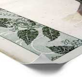 Vintag Ladys Fashion Design Illustration Poster (Ecke)