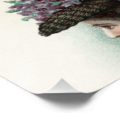 Vintag Ladys Fashion Viktorianisch Hats Poster (Ecke)