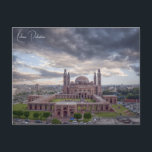 Vintag Lahore Pakistan Badshahi Travel Aquarell Postkarte<br><div class="desc">Vintag,  Retro,  Reisen,  modern,  Aquarell,  Classic,  Badshahi,  Lahore,  Pakistan,  Wazir Khan, </div>