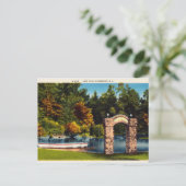 Vintag, Lake Dew, Ridgecrest, North Carolina Postkarte (Stehend Vorderseite)