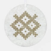 Vintag Languciai Baltic Pattern Ornament Aus Metall (Rückseite)