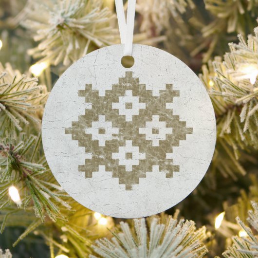 Vintag Languciai Baltic Pattern Ornament Aus Metall (InSitu)