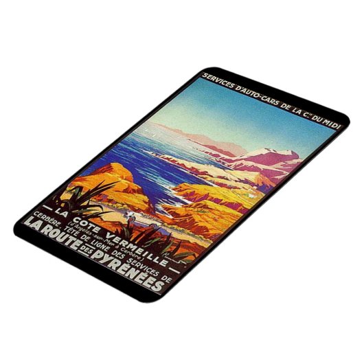 Vintag Languedoc-Rousillon, Frankreich - Magnet (Linke Seite)