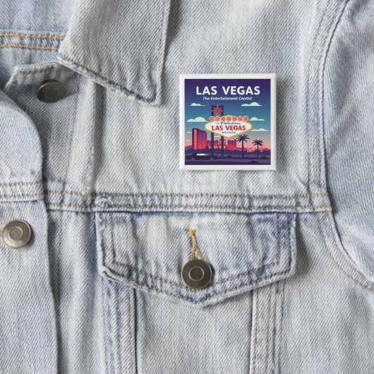 Vintag Las Vegas Nevada Button (Beispiel)
