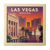 Vintag Las Vegas Nevada Fliese (Vorderseite)