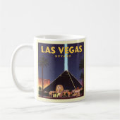 Vintag Las Vegas Nevada Kaffeetasse (Links)