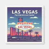 Vintag Las Vegas Nevada Magnet (Vorne)