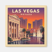 Vintag Las Vegas Nevada Magnet (Vorne)